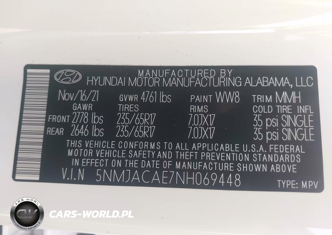 2022 Hyundai Tucson Se VIN:5NMJACAE7NH069448 - 9