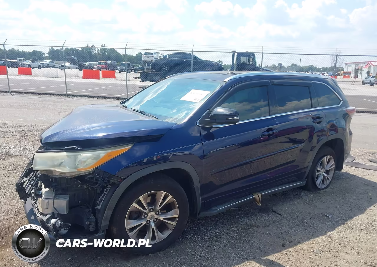 2014 Toyota Highlander Xle V6 VIN:5TDKKRFH5ES009592 - 2
