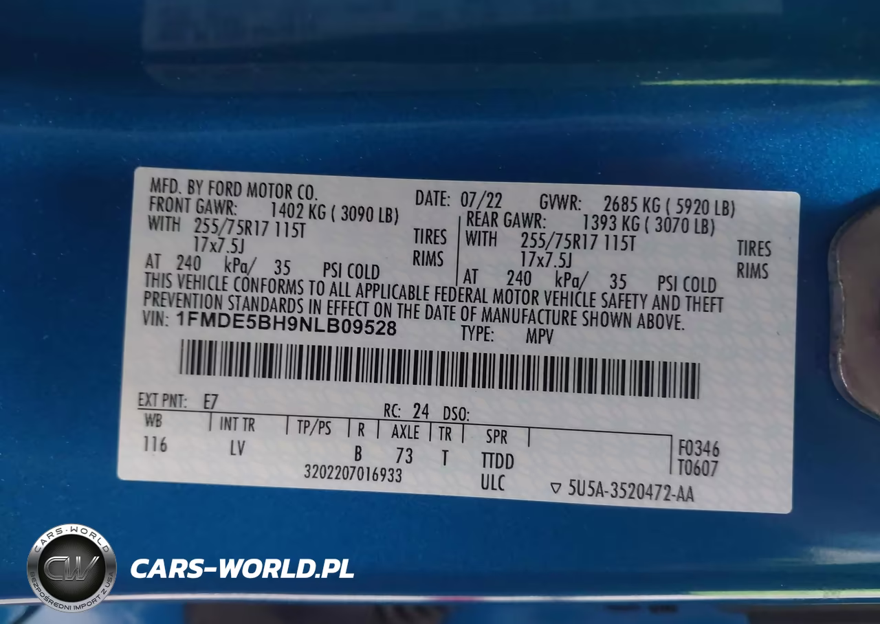 2022 Ford Bronco Big Bend VIN:1FMDE5BH9NLB09528 - 9