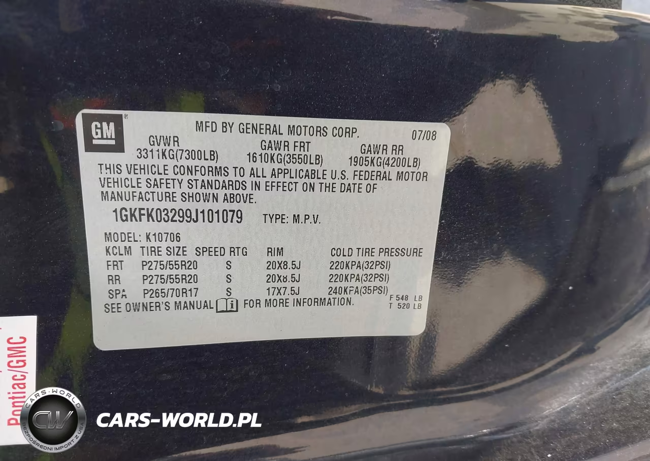2009 GMC Yukon Denali VIN:1GKFK03299J101079 - 9
