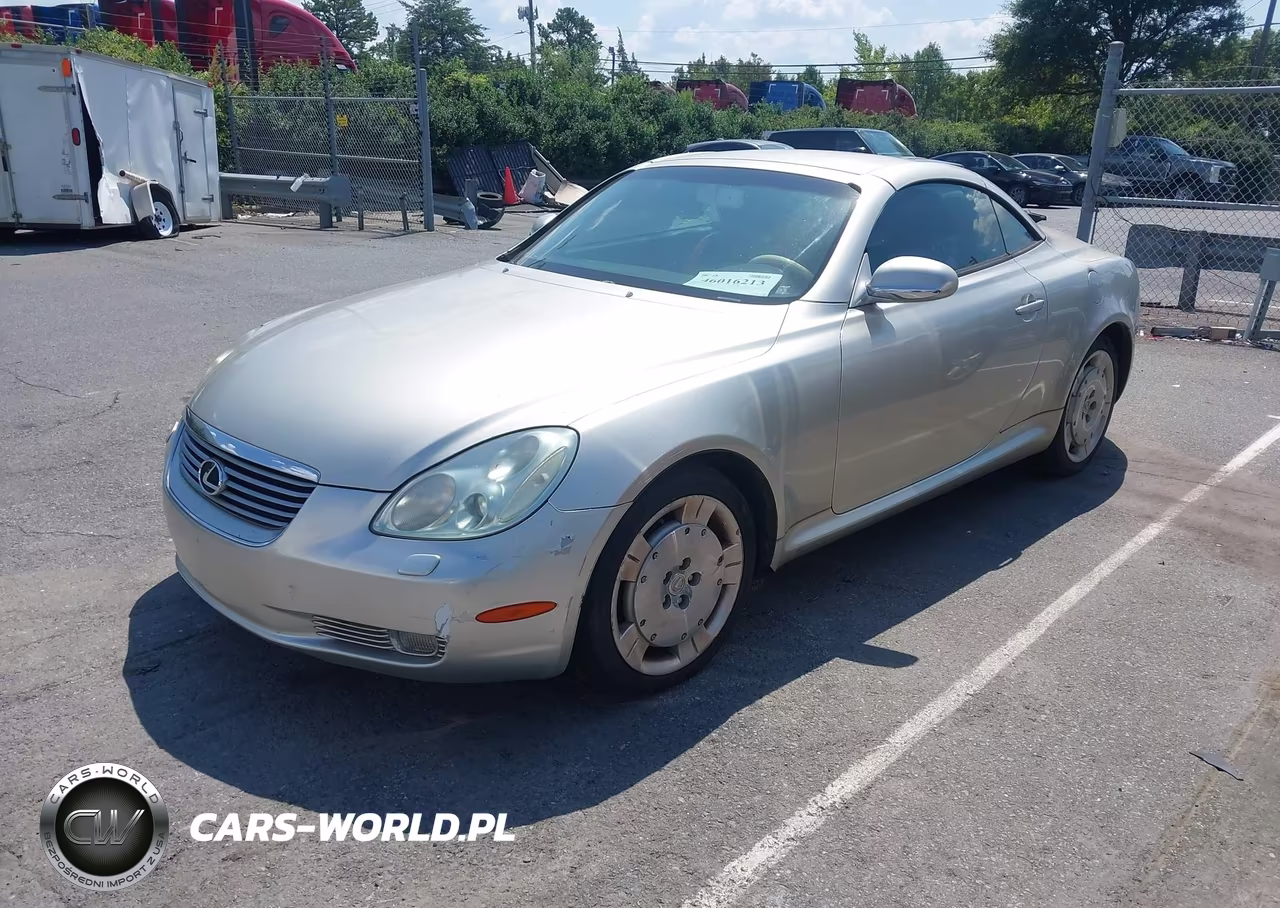2002 Lexus Sc 430 VIN:JTHFN48Y320017969 - 2