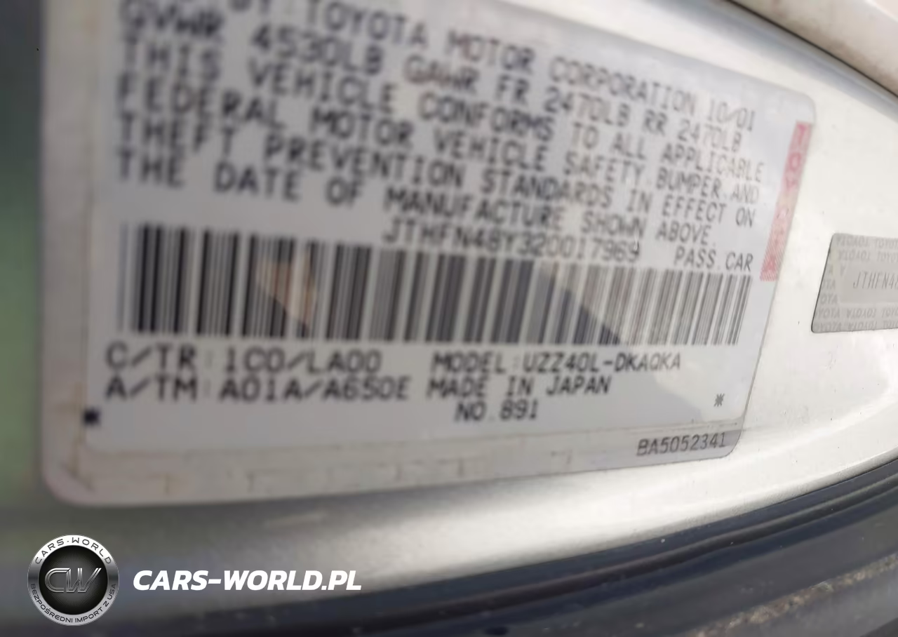 2002 Lexus Sc 430 VIN:JTHFN48Y320017969 - 9
