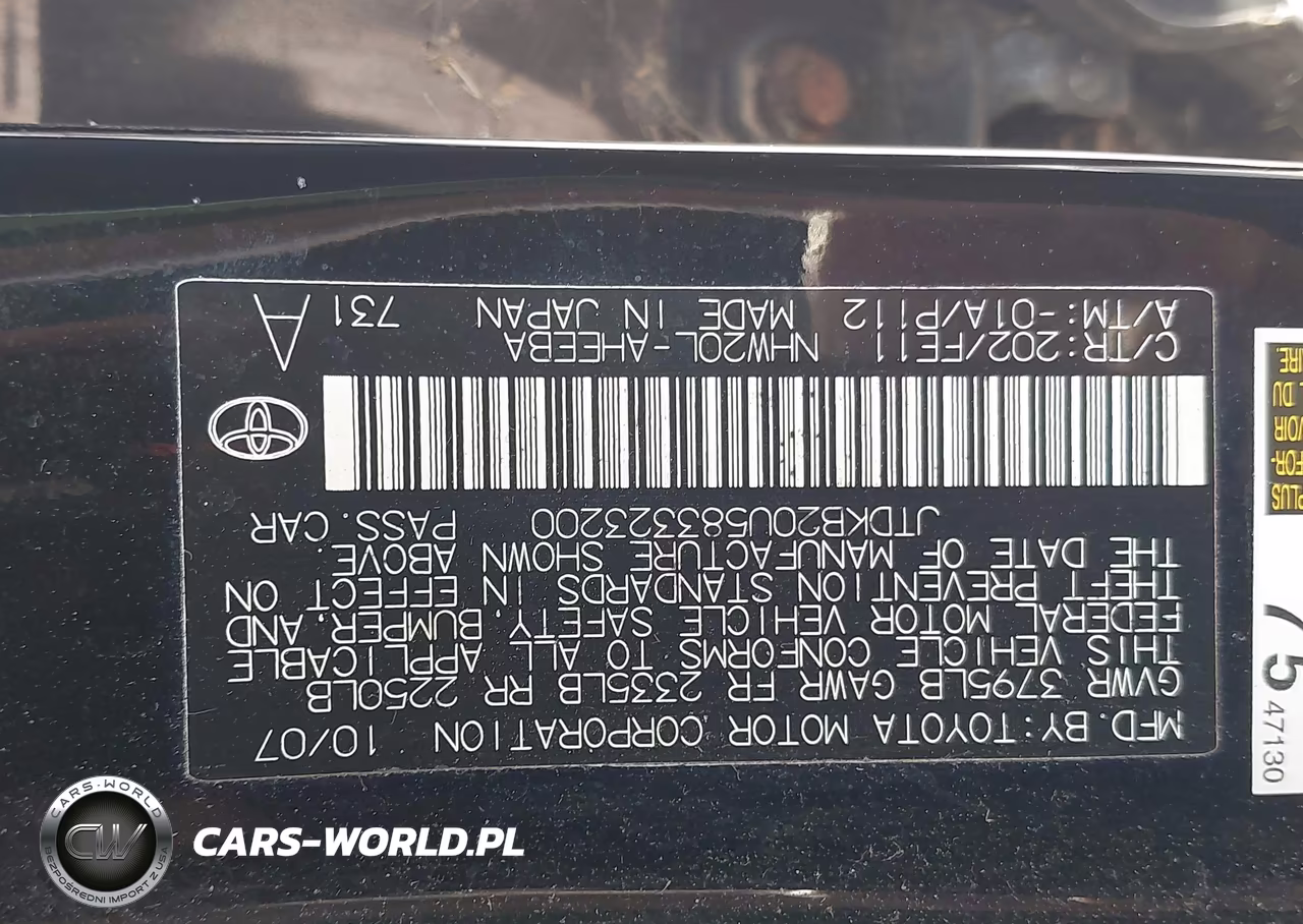 2008 Toyota Prius VIN:JTDKB20U583323200 - 9