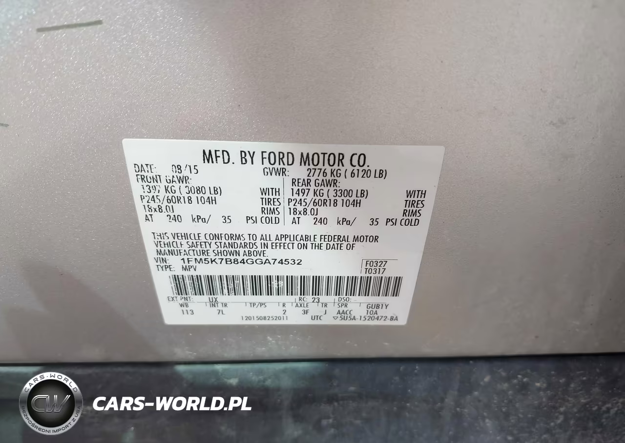 2016 Ford Explorer VIN:1FM5K7B84GGA74532 - 9