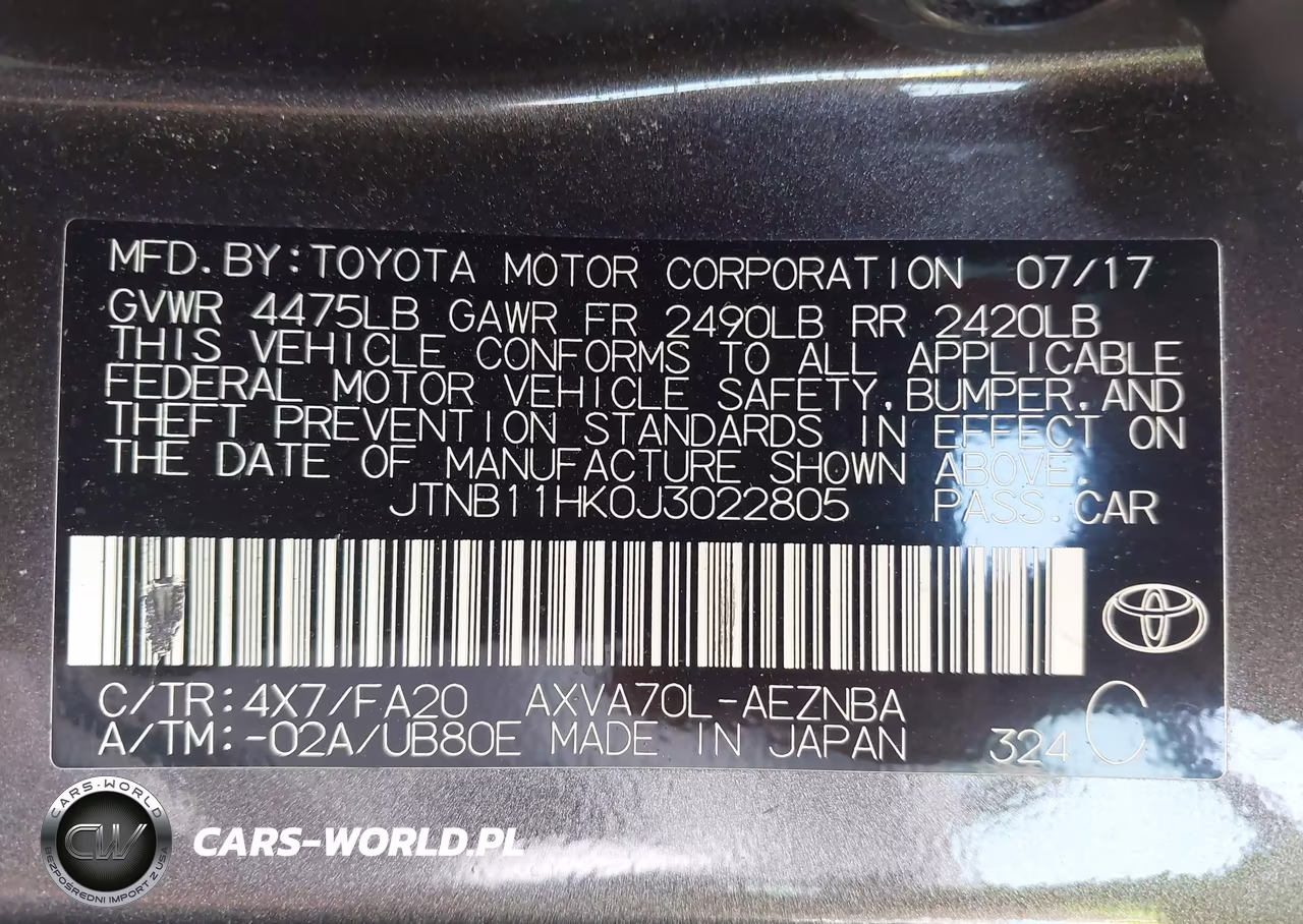 2018 Toyota Camry Le VIN:JTNB11HK0J3022805 - 9