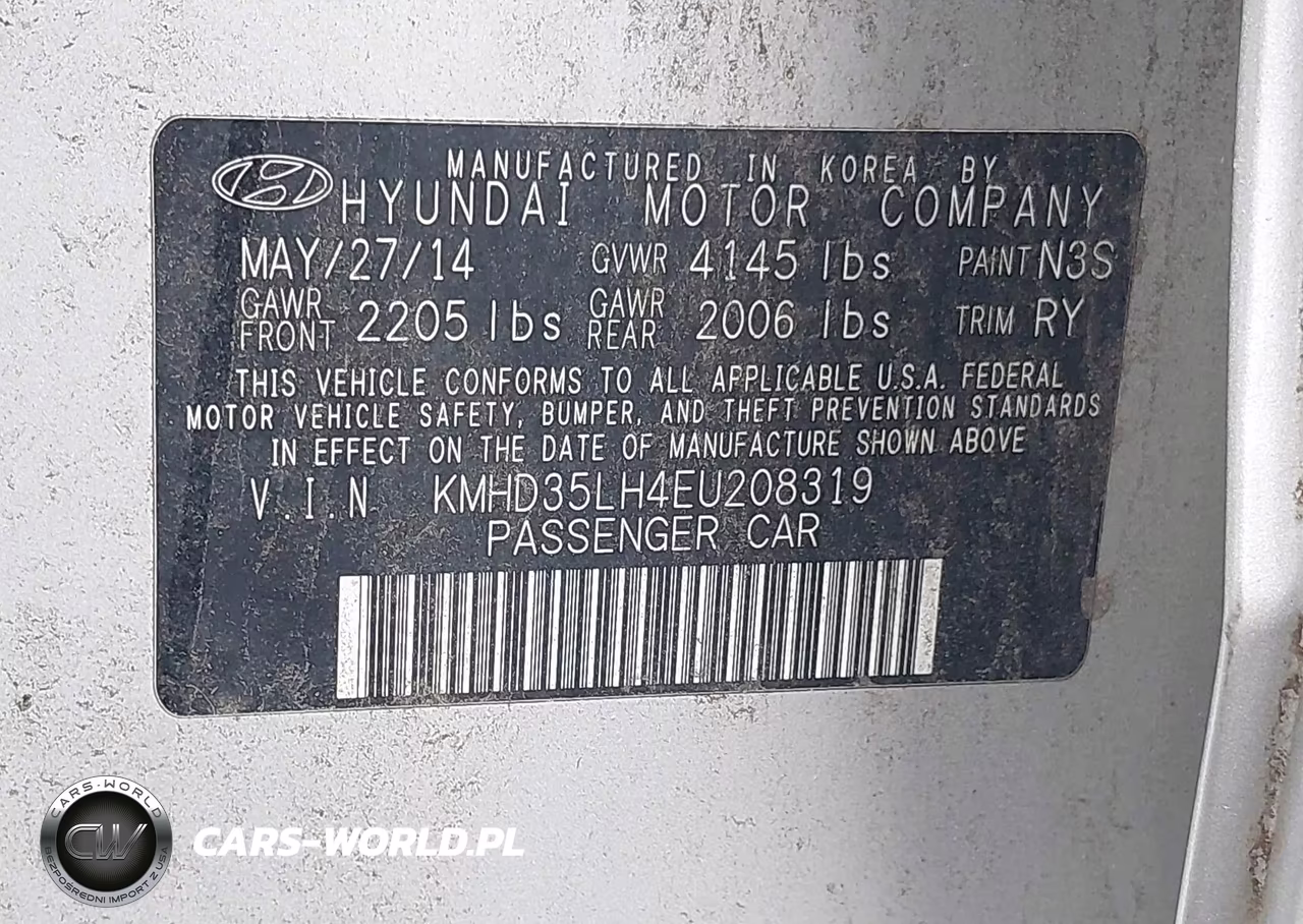 2014 Hyundai Elantra Gt VIN:KMHD35LH4EU208319 - 9