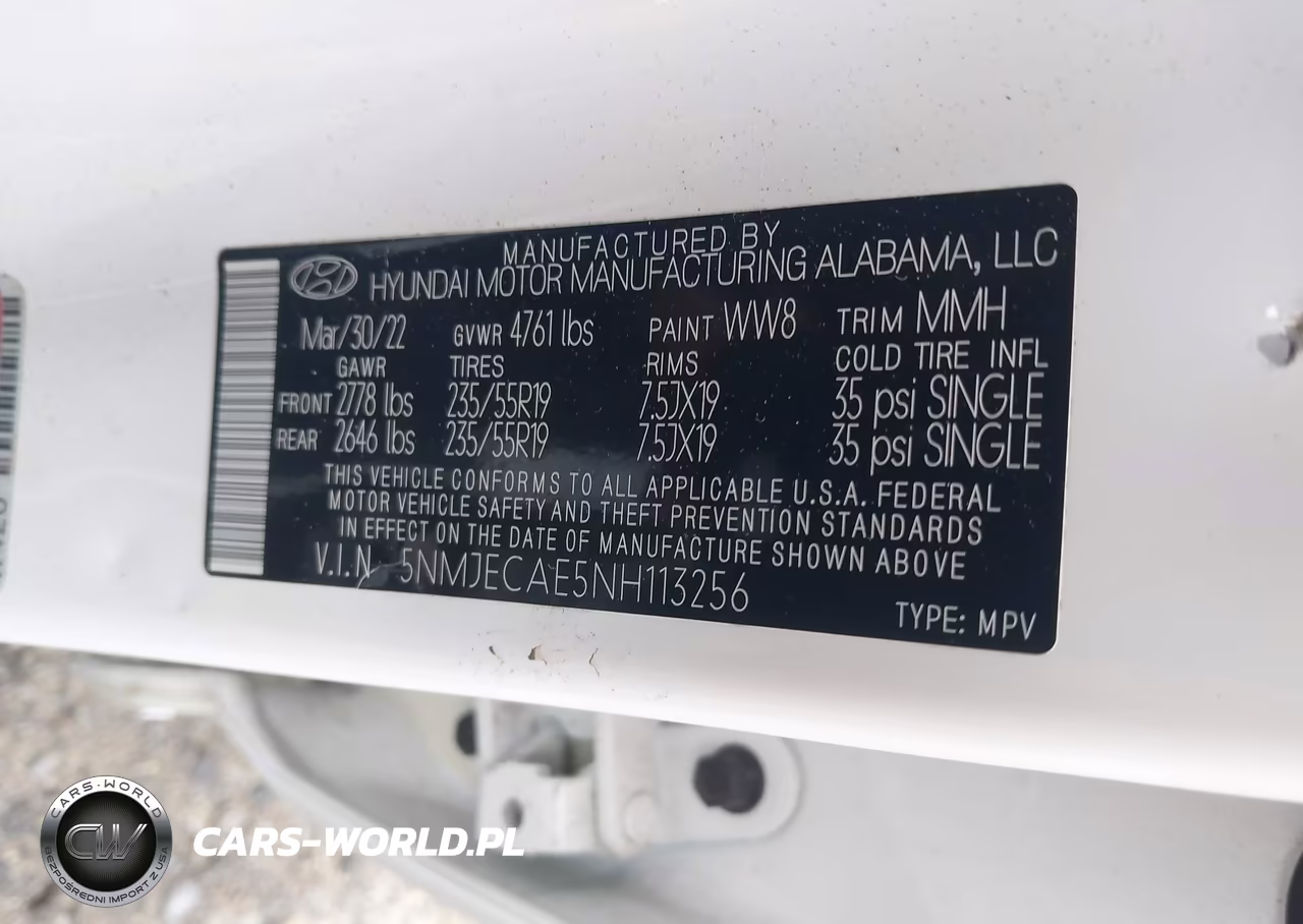 2022 Hyundai Tucson Limited VIN:5NMJECAE5NH113256 - 9