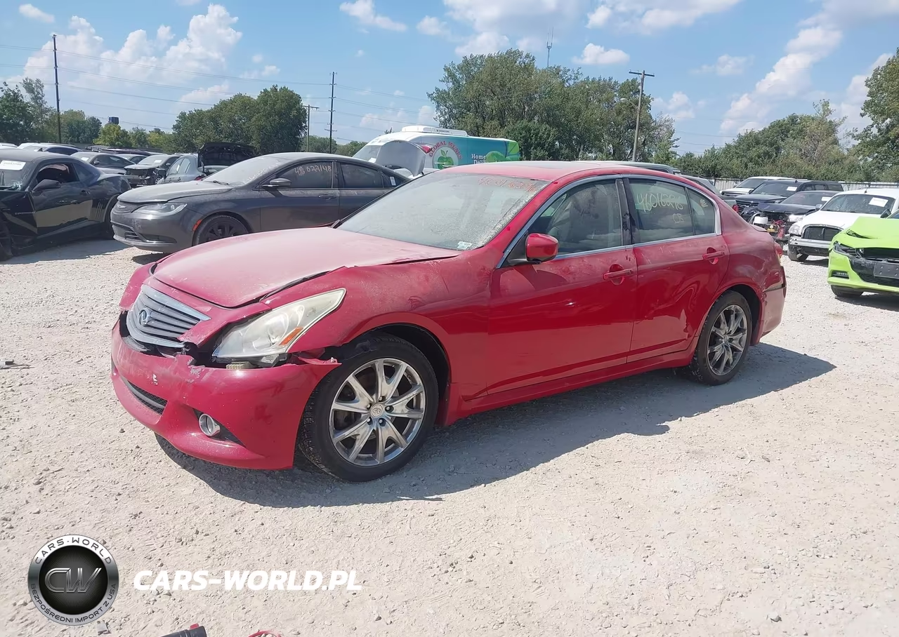 2011 Infiniti G37X VIN:JN1CV6ARXBM406736 - 2