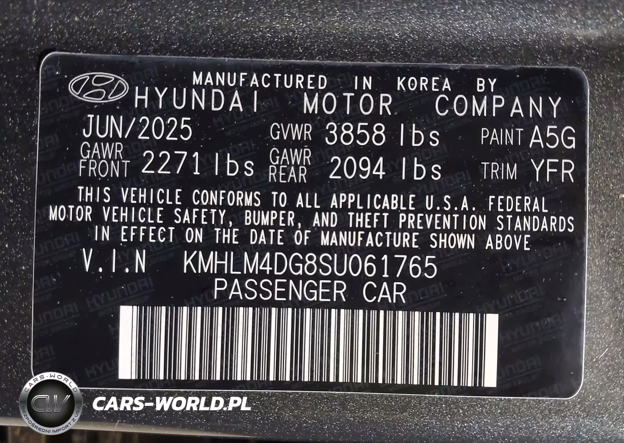 2025 Hyundai Elantra Sel Sport VIN:KMHLM4DG8SU061765 - 9