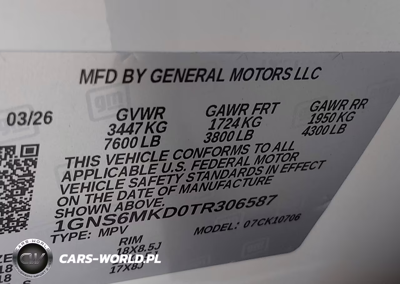 2026 Chevrolet Tahoe 4Wd Ls VIN:1GNS6MKD0TR306587 - 9