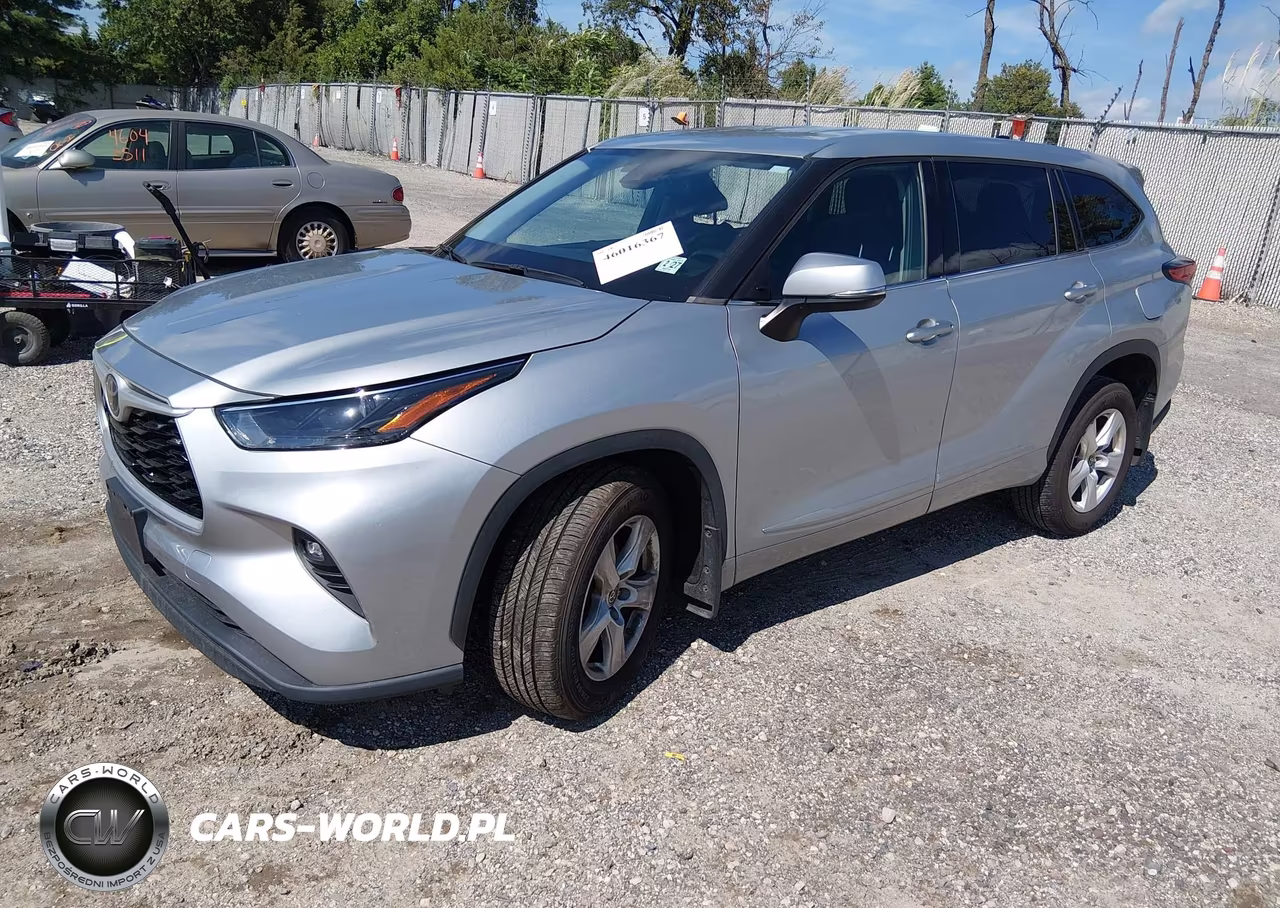 2022 Toyota Highlander Le VIN:5TDBZRBH4NS568603 - 2