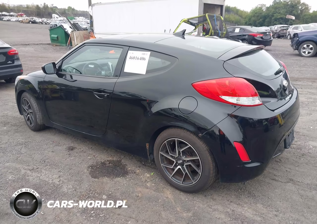 2013 Hyundai Veloster Base W-Black VIN:KMHTC6AD1DU145356 - 3