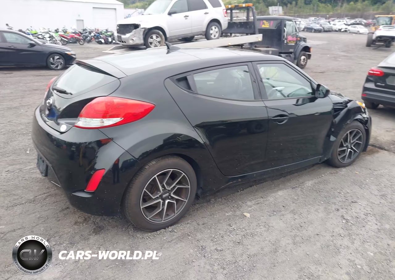 2013 Hyundai Veloster Base W-Black VIN:KMHTC6AD1DU145356 - 4
