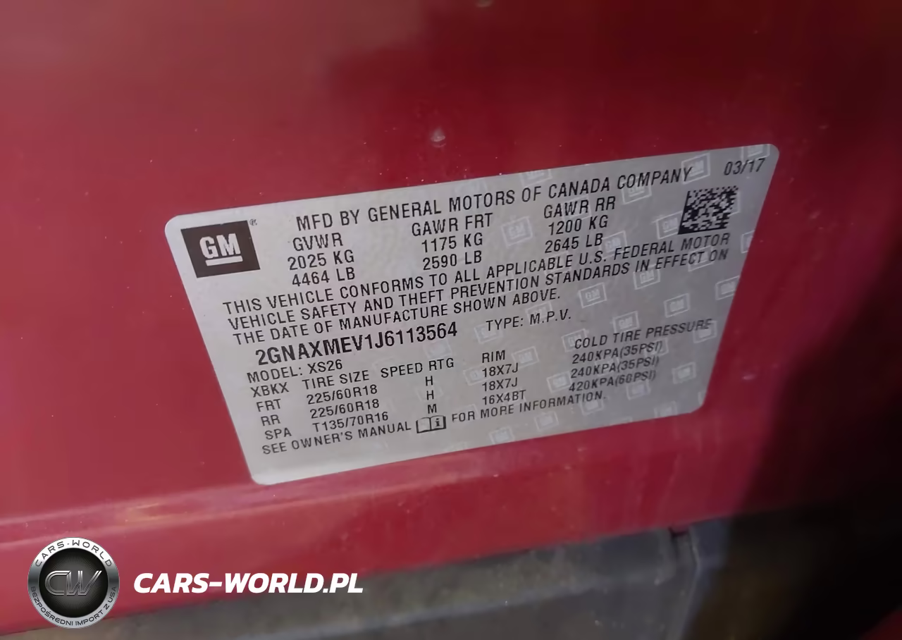 2018 Chevrolet Equinox Premier VIN:2GNAXMEV1J6113564 - 9