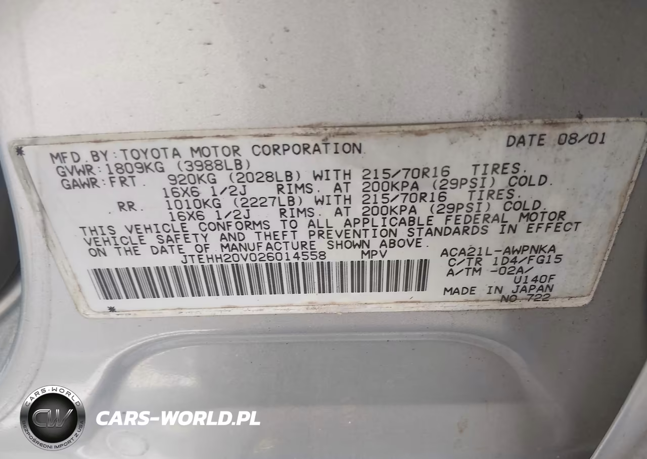 TOYOTA RAV4 VIN:JTEHH20V026014558 - 9
