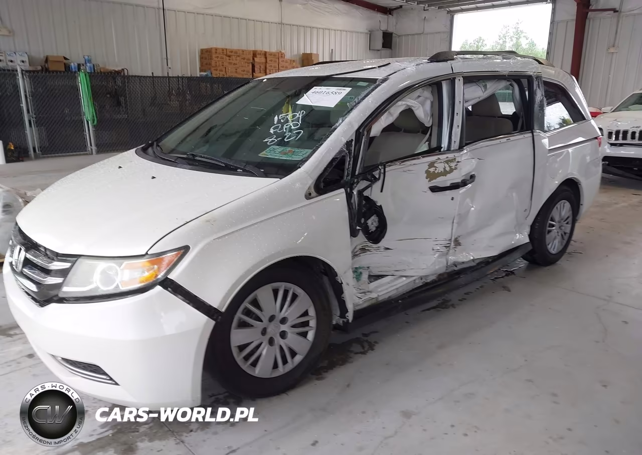 2014 Honda Odyssey Lx VIN:5FNRL5H25EB091504 - 2