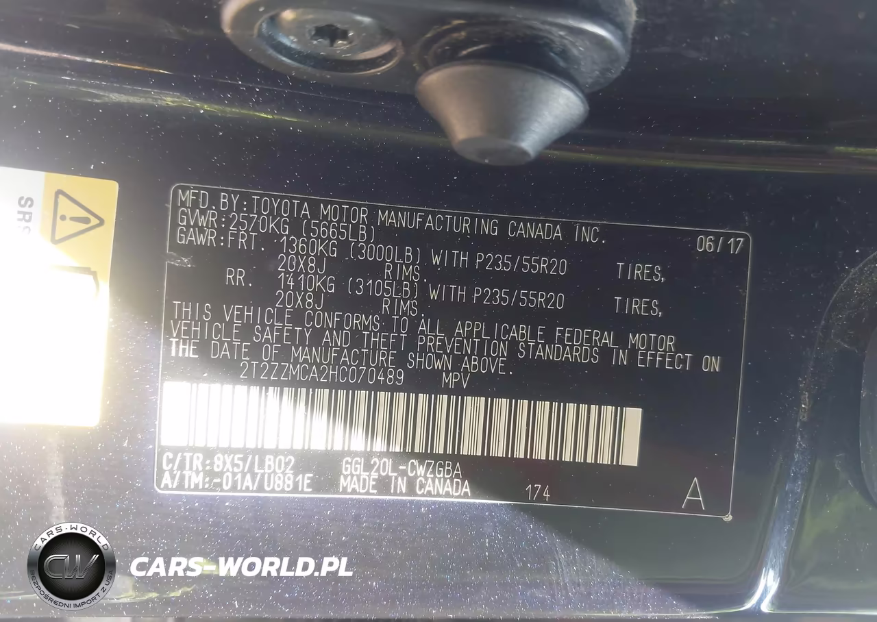 2017 Lexus Rx 350 VIN:2T2ZZMCA2HC070489 - 9