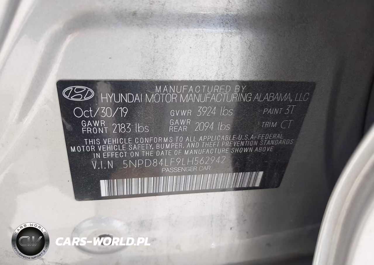 2020 Hyundai Elantra Sel VIN:5NPD84LF9LH562942 - 9