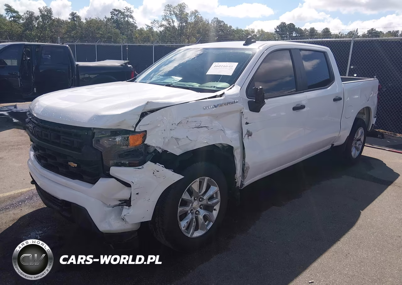 2022 Chevrolet Silverado 1500 2Wd Short Bed Custom VIN:1GCPABEK4NZ591986 - 2