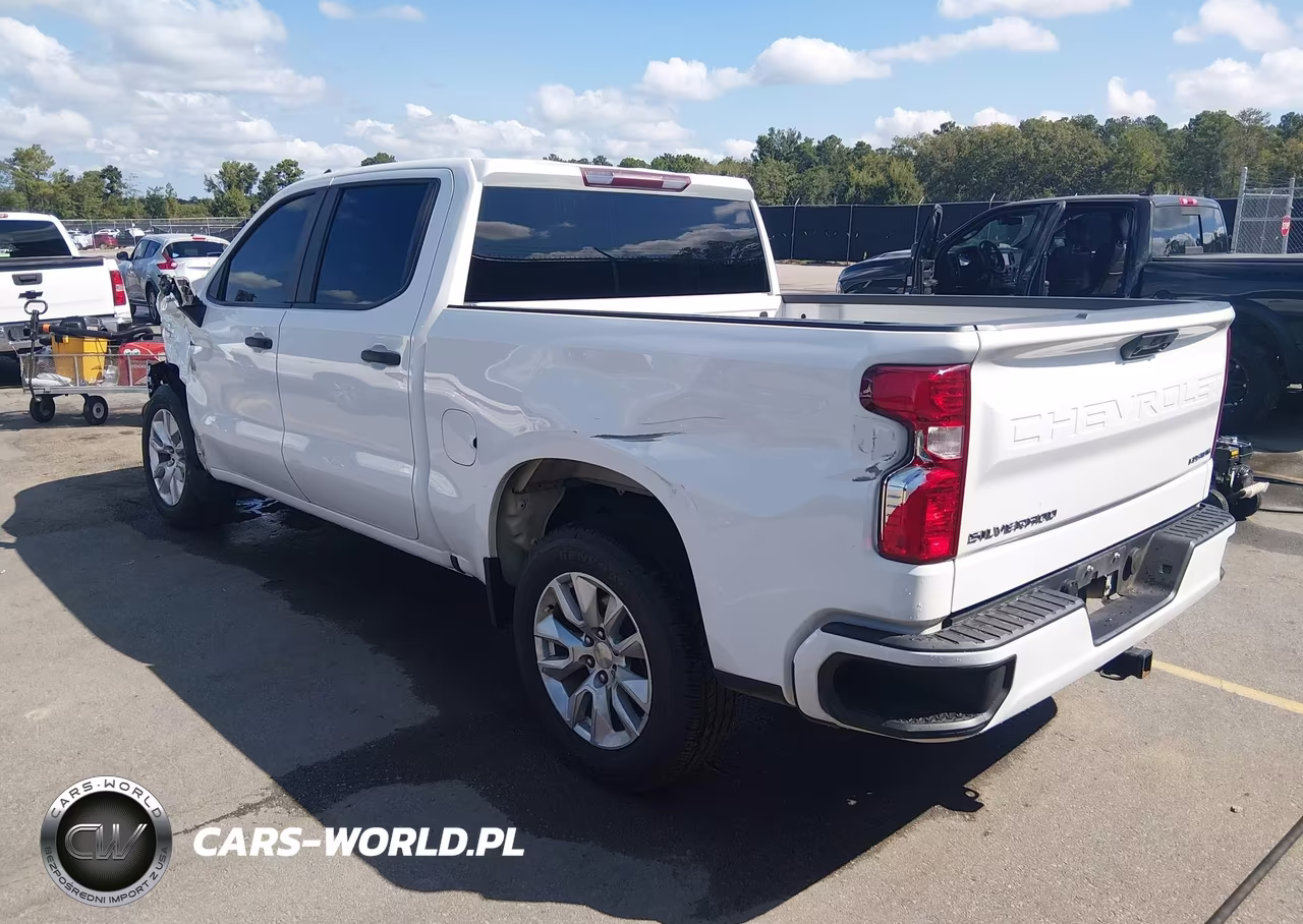 2022 Chevrolet Silverado 1500 2Wd Short Bed Custom VIN:1GCPABEK4NZ591986 - 3