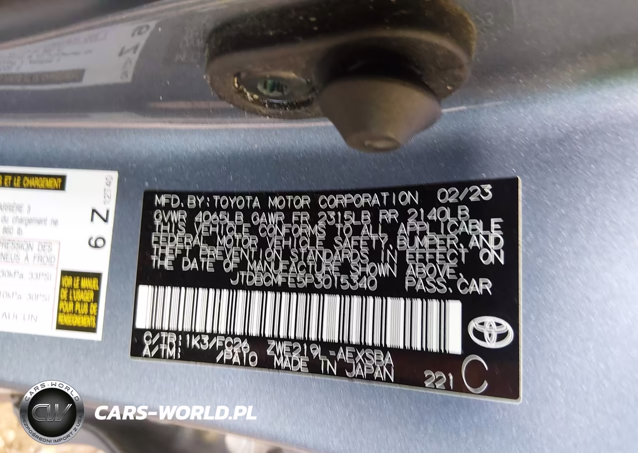 2023 Toyota Corolla Hybrid Se VIN:JTDBCMFE5P3015340 - 9