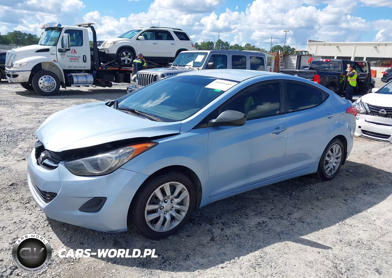2013 Hyundai Elantra Gls VIN:KMHDH4AE6DU485475 - 2