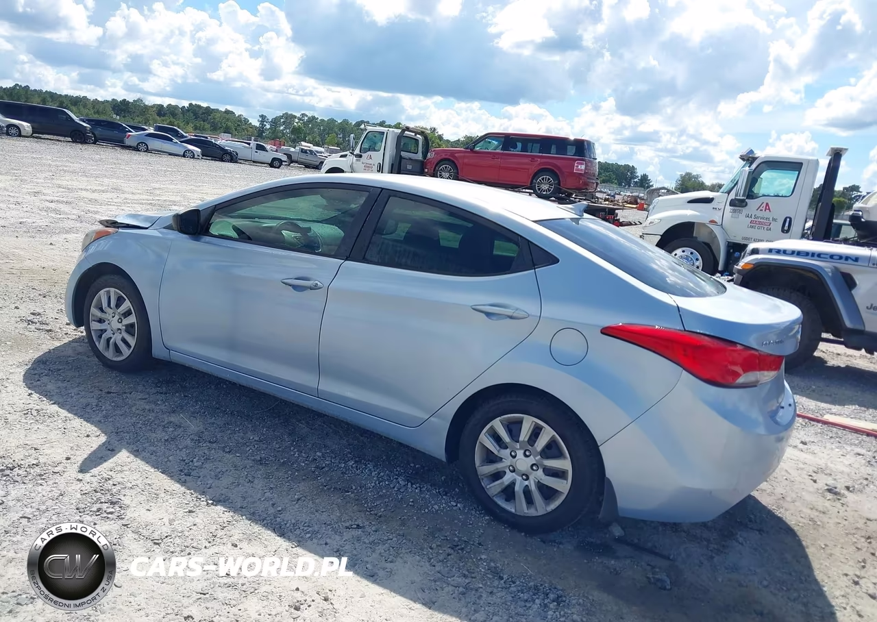 2013 Hyundai Elantra Gls VIN:KMHDH4AE6DU485475 - 3