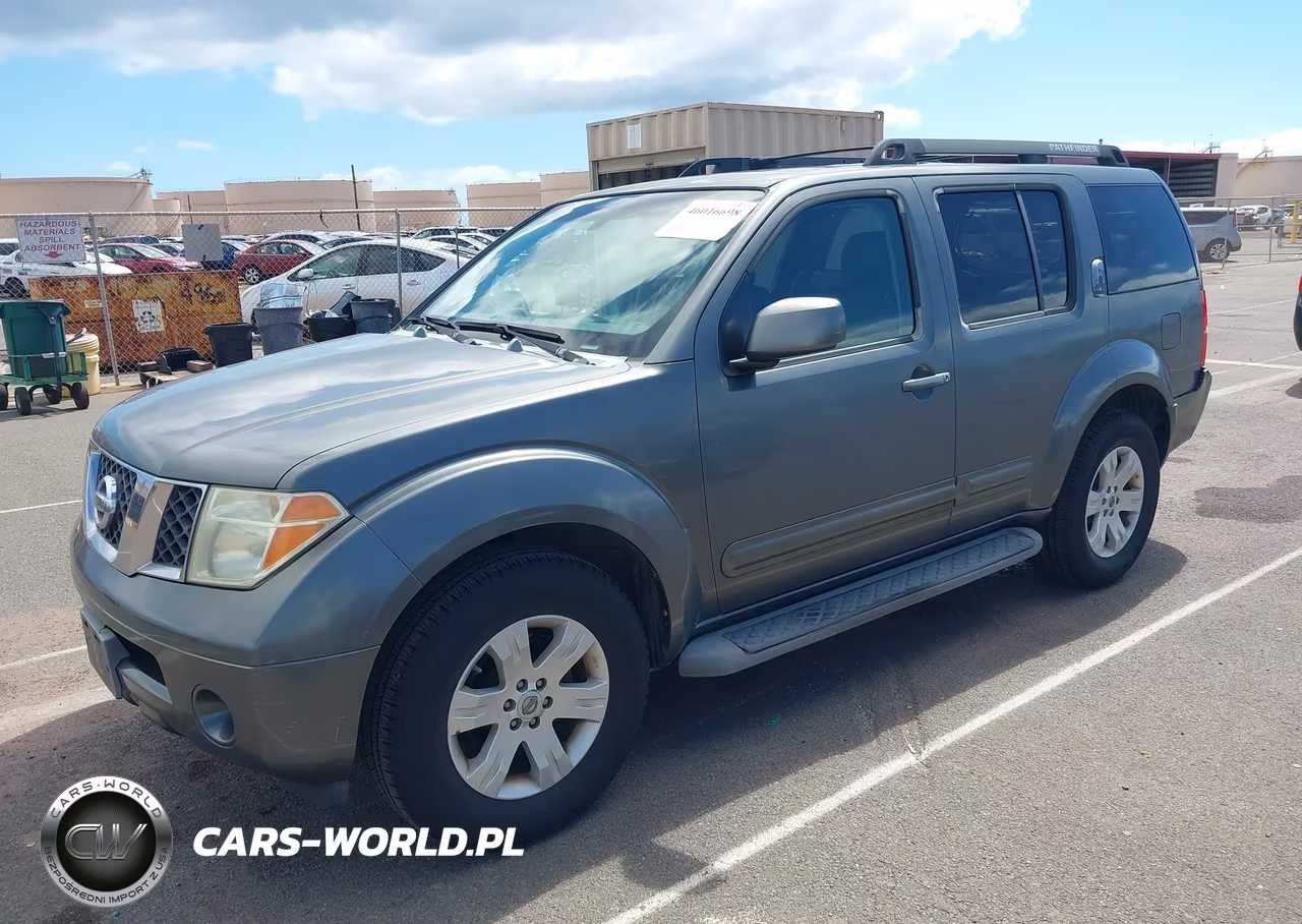 2006 Nissan Pathfinder Le VIN:5N1AR18U56C660707 - 2