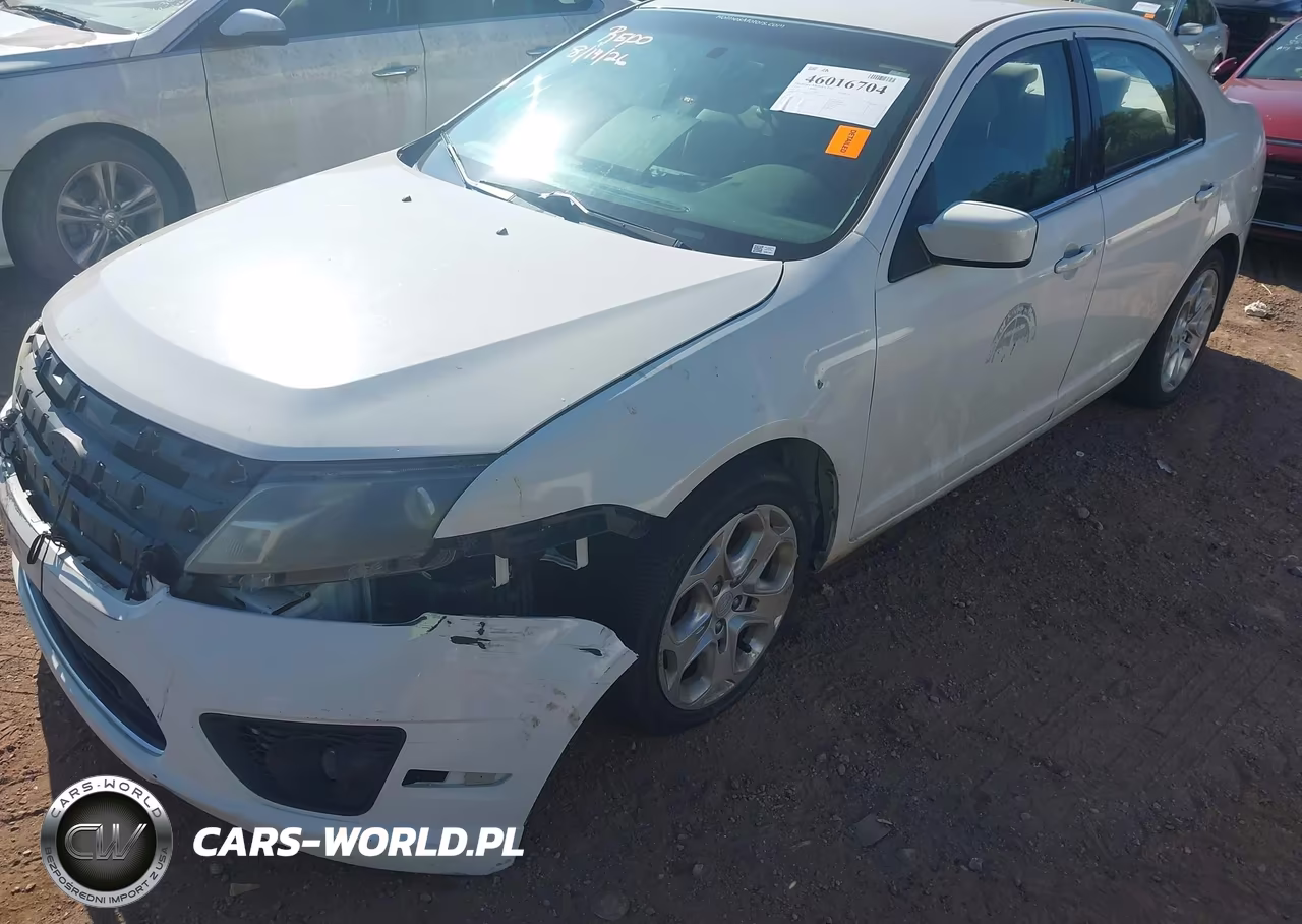 2010 Ford Fusion Se VIN:3FAHP0HG9AR108107 - 2