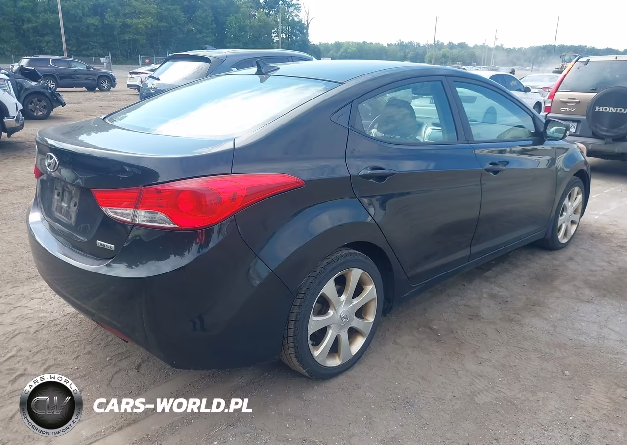 2012 Hyundai Elantra Limited VIN:5NPDH4AE0CH150032 - 4