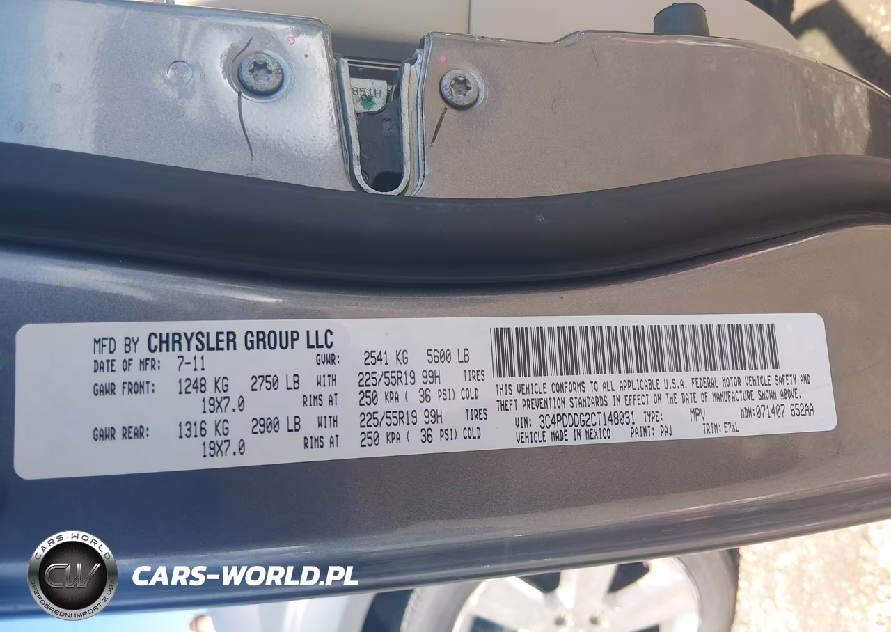 2012 Dodge Journey Crew VIN:3C4PDDDG2CT148031 - 9