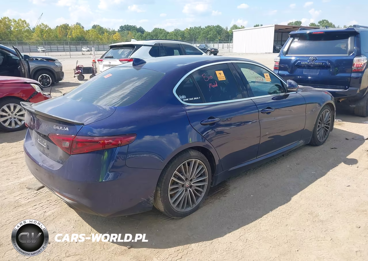 2017 Alfa Romeo Giulia Ti Rwd VIN:ZARFAECN0H7540436 - 4
