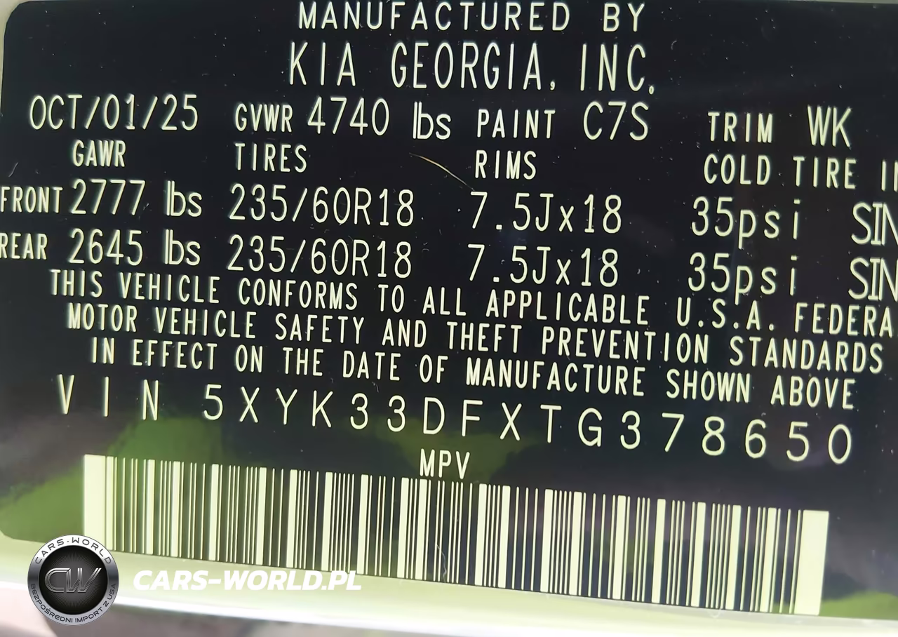 2026 Kia Sportage Ex VIN:5XYK33DFXTG378650 - 9