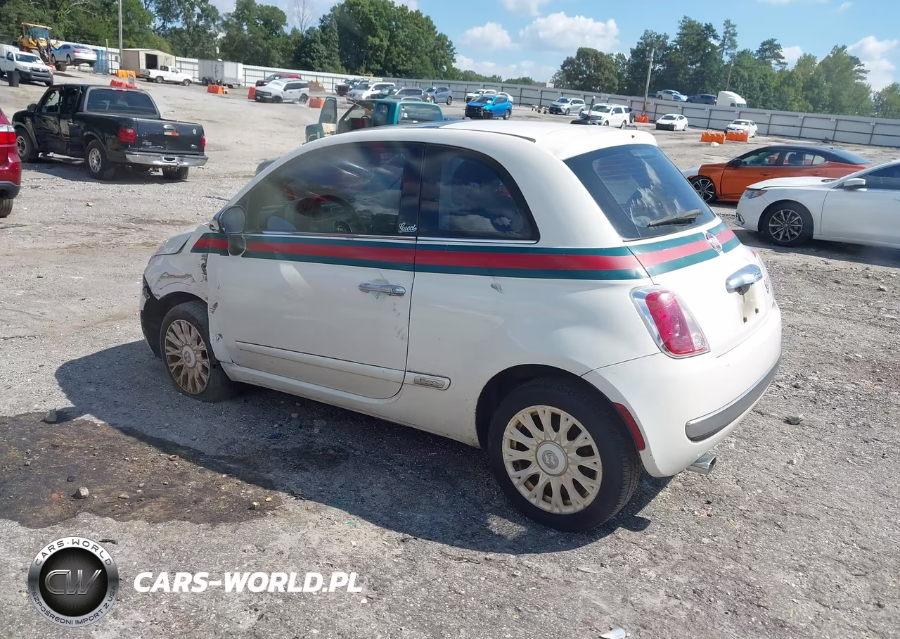 2012 Fiat 500 Lounge VIN:3C3CFFCR6CT225088 - 3