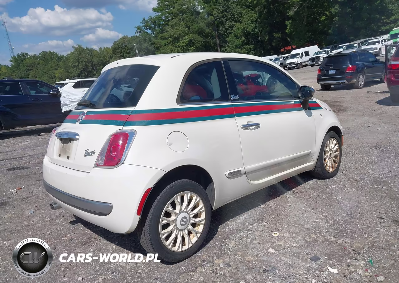 2012 Fiat 500 Lounge VIN:3C3CFFCR6CT225088 - 4