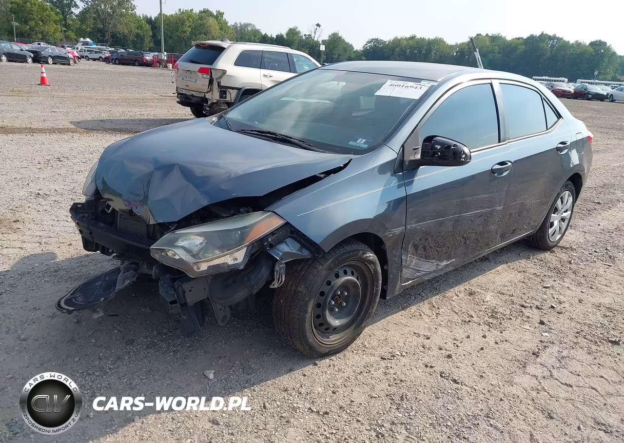 2016 Toyota Corolla Le VIN:2T1BURHE2GC538121 - 2