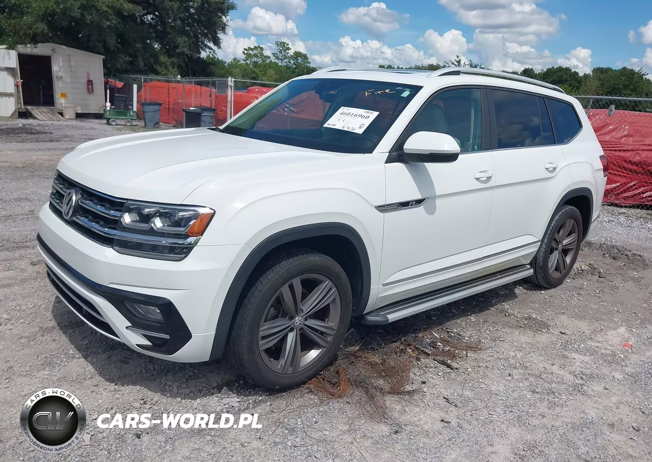 2019 Volkswagen Atlas 3.6L V6 Sel R-Line VIN:1V2SR2CA2KC596212 - 2