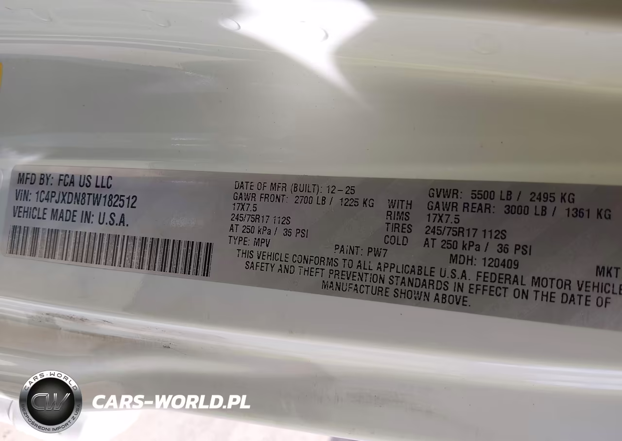 2026 Jeep Wrangler Sport VIN:1C4PJXDN8TW182512 - 9