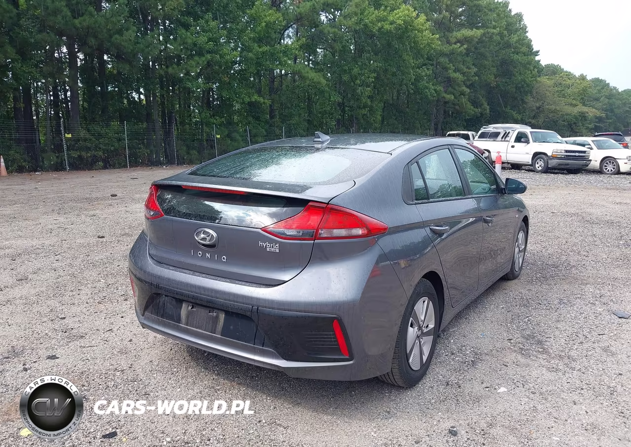 2019 Hyundai Ioniq Hybrid Blue VIN:KMHC65LC7KU156459 - 4
