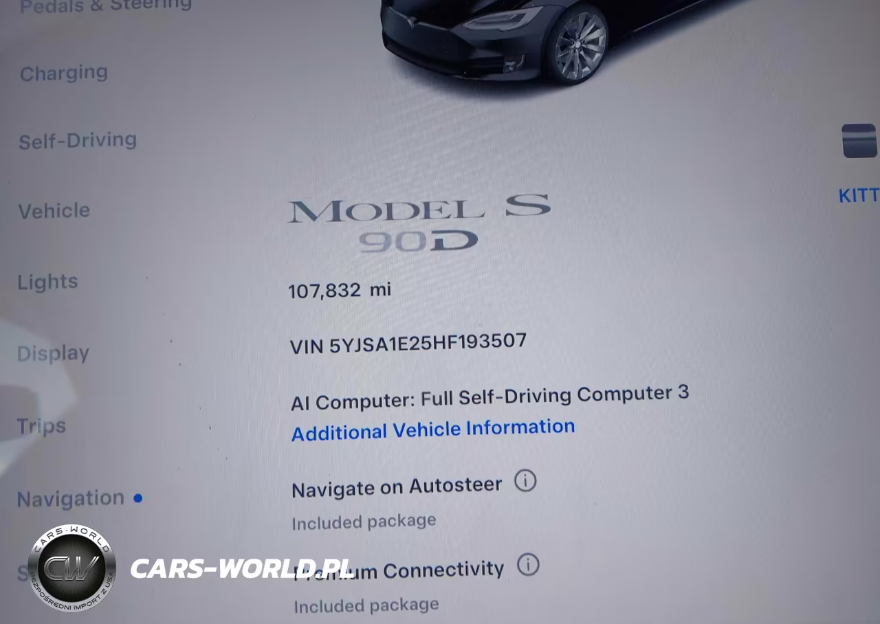 2017 Tesla Model S 100D-60D-75D-90D-P100D VIN:5YJSA1E25HF193507 - 7