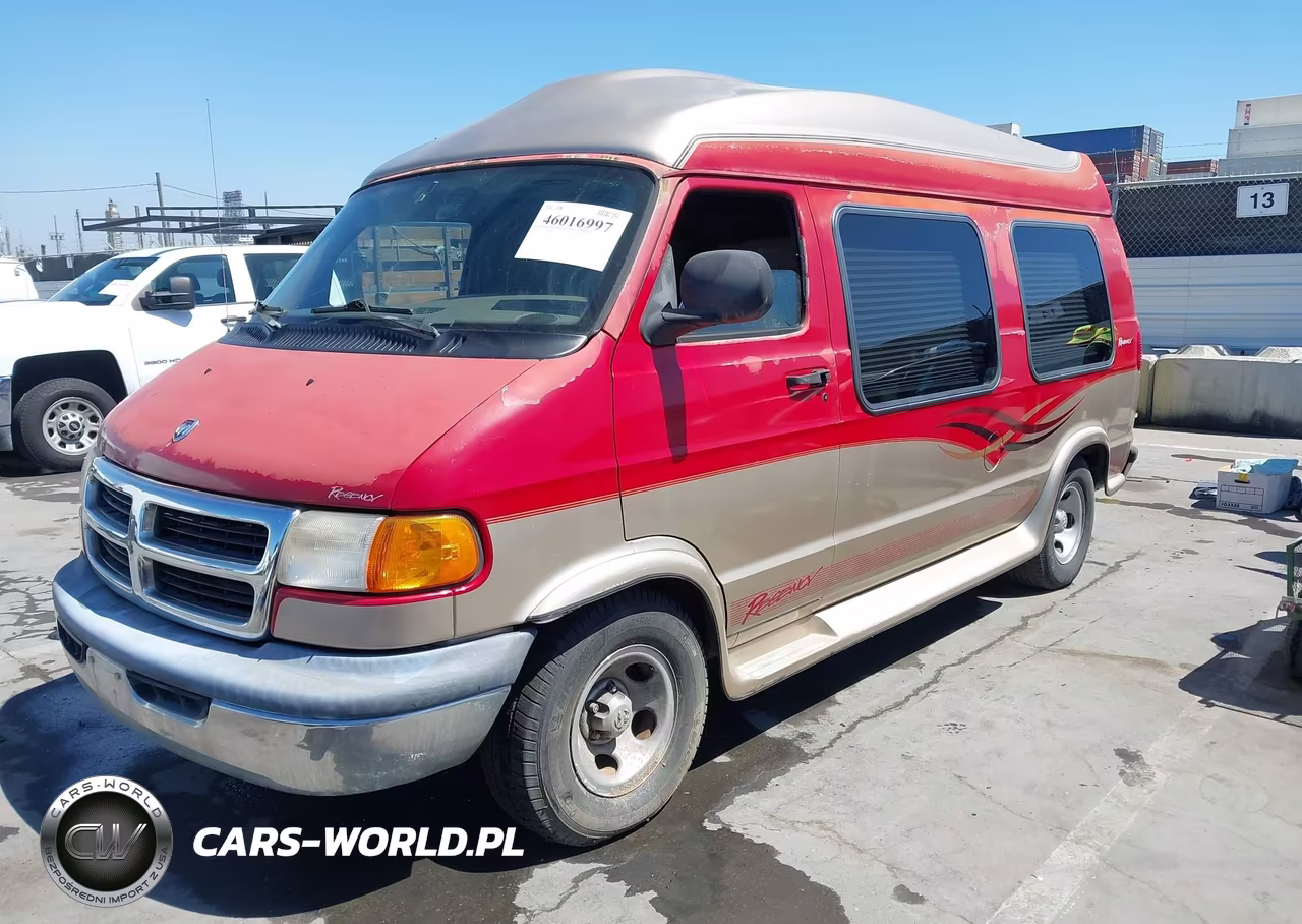 2000 Dodge Ram Van B1500 VIN:2B6HB11Y0YK171952 - 2