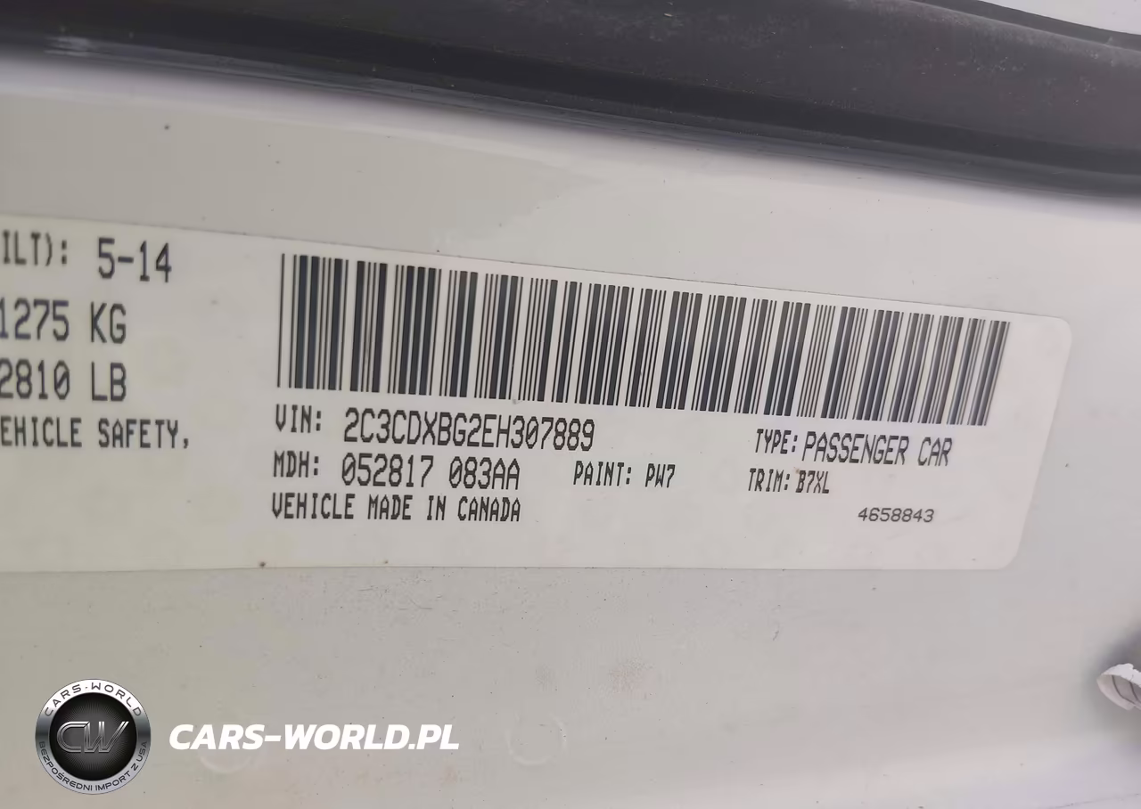 2014 Dodge Charger Se VIN:2C3CDXBG2EH307889 - 9