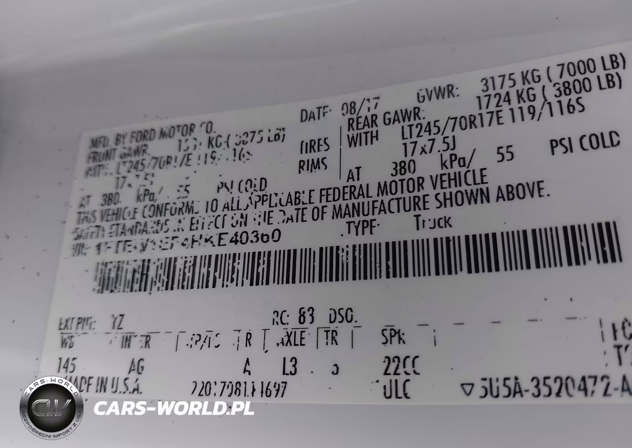 2017 Ford F-150 Xl VIN:1FTEW1EF4HKE40360 - 9