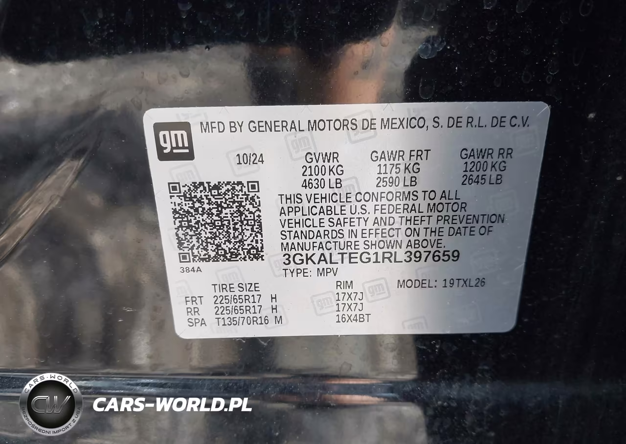 2024 GMC Terrain Awd Sle VIN:3GKALTEG1RL397659 - 9