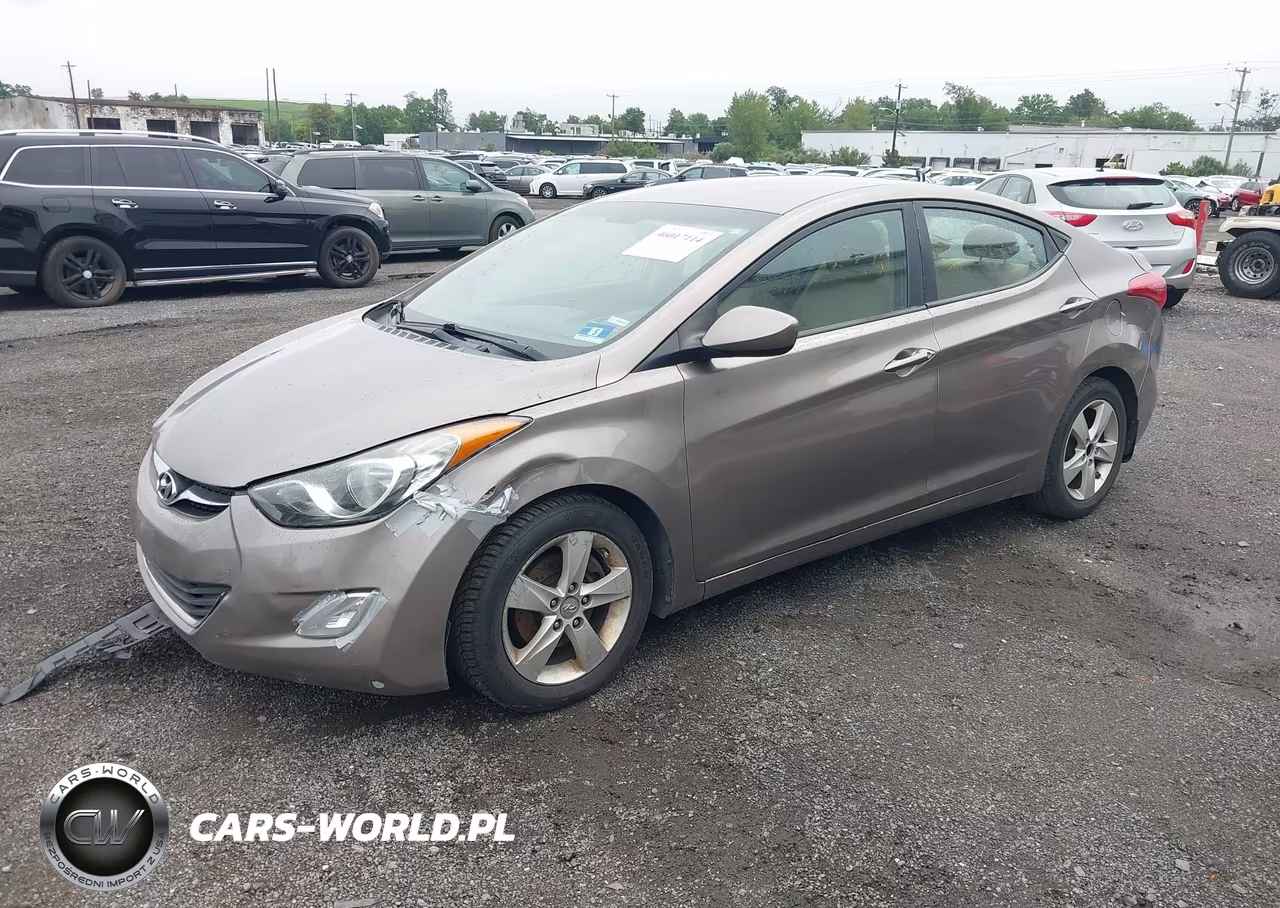 2012 Hyundai Elantra Gls VIN:5NPDH4AE1CH117783 - 2