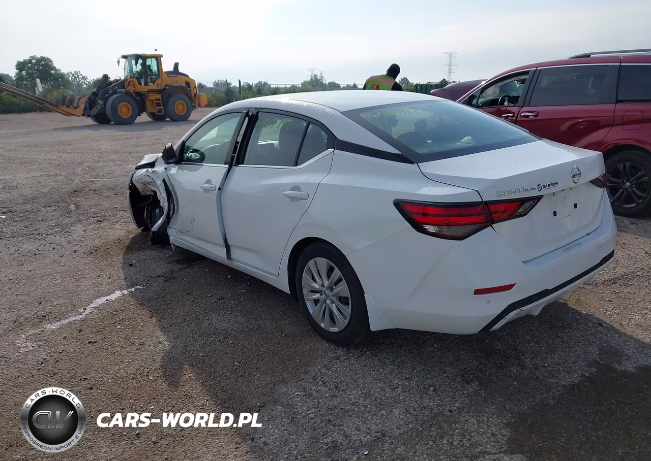 2022 Nissan Sentra S Xtronic Cvt VIN:3N1AB8BV6NY240448 - 3