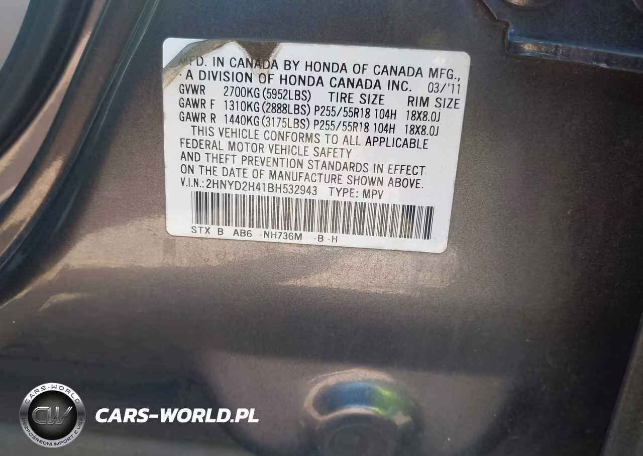 2011 Acura Mdx Technology Package VIN:2HNYD2H41BH532943 - 9