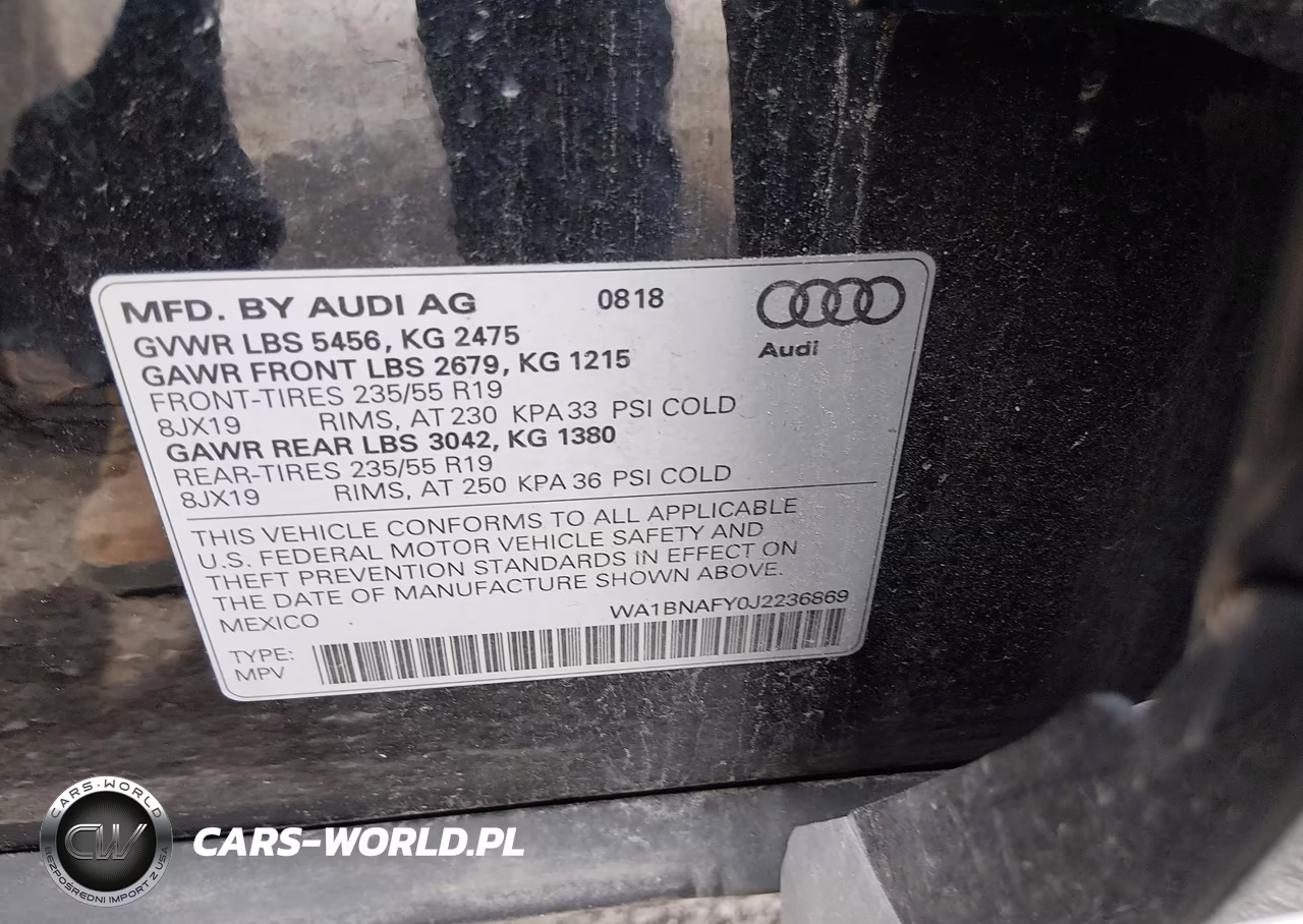 2018 Audi Q5 2.0T Premium-2.0T Tech Premium VIN:WA1BNAFY0J2236869 - 9