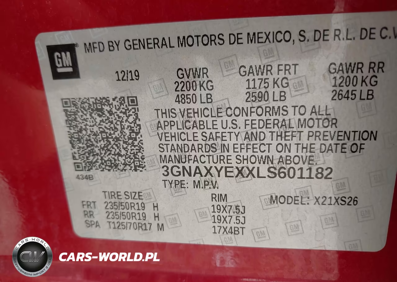 2020 Chevrolet Equinox Awd Premier 2.0L Turbo VIN:3GNAXYEXXLS601182 - 9