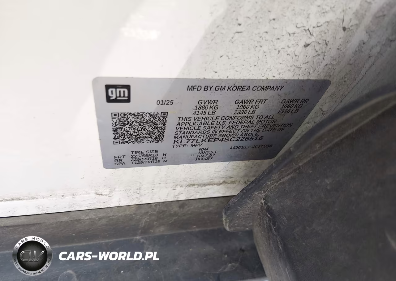 2025 Chevrolet Trax Fwd Activ VIN:KL77LKEP4SC226516 - 9